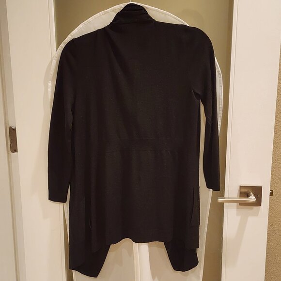 Excellent!!| US SZ Small| Theory: Black Draped Cardigan - Picture 7 of 7